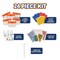 Color Wheel Slime Kit, Includes Elmer's GUE Premade Slime, Clay Color Pigments, Scents, Sheet Labels, 24 Piece Kit